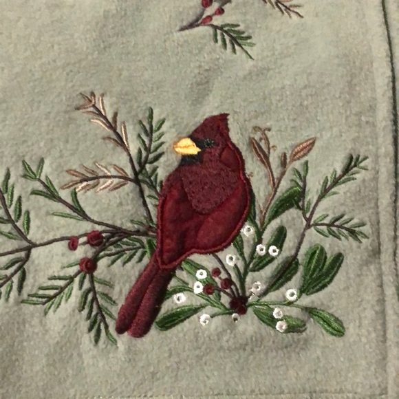 Embroidered Fleece zip up jacket - Picture 3 of 5